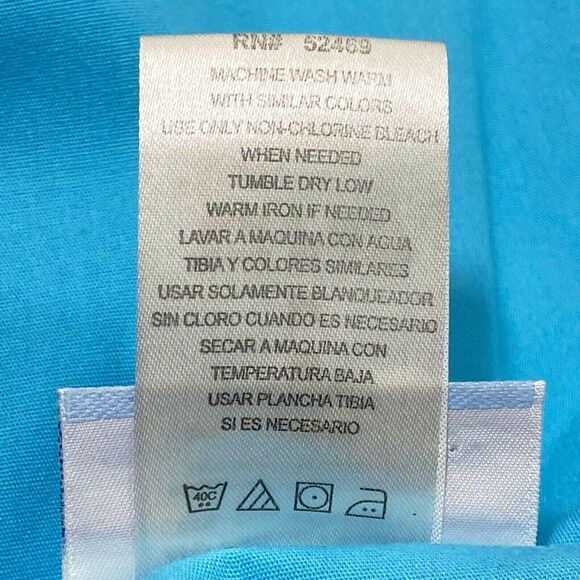 SB Scrubs 960 Mock Wrap Turquoise Scrub Top Shirt Size Medium M - Picture 3 of 7